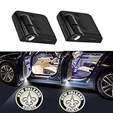 2PCS Car Door Logo Light Projector for Saints,Courtesy Ghost Shadow Welcome Door Lamp Fit All Cars