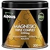 Magnesio Completo 3000mg - 200 Capsule - Magnesio Bisglicinato, Citrato, Malato - 422,5mg Elementare - Energia, Muscoli - Integratori Stanchezza, Articolazioni - Magnesium Complex - ALDOUS