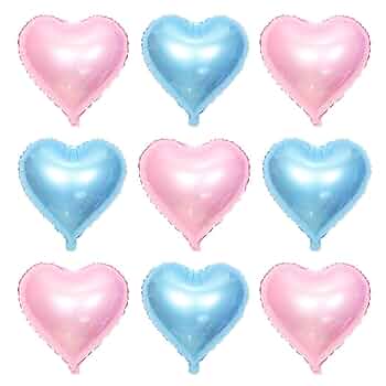 トップス shop faerie heart balloons set up Set of 3 Foil Hearts shop faerie heart balloons set up