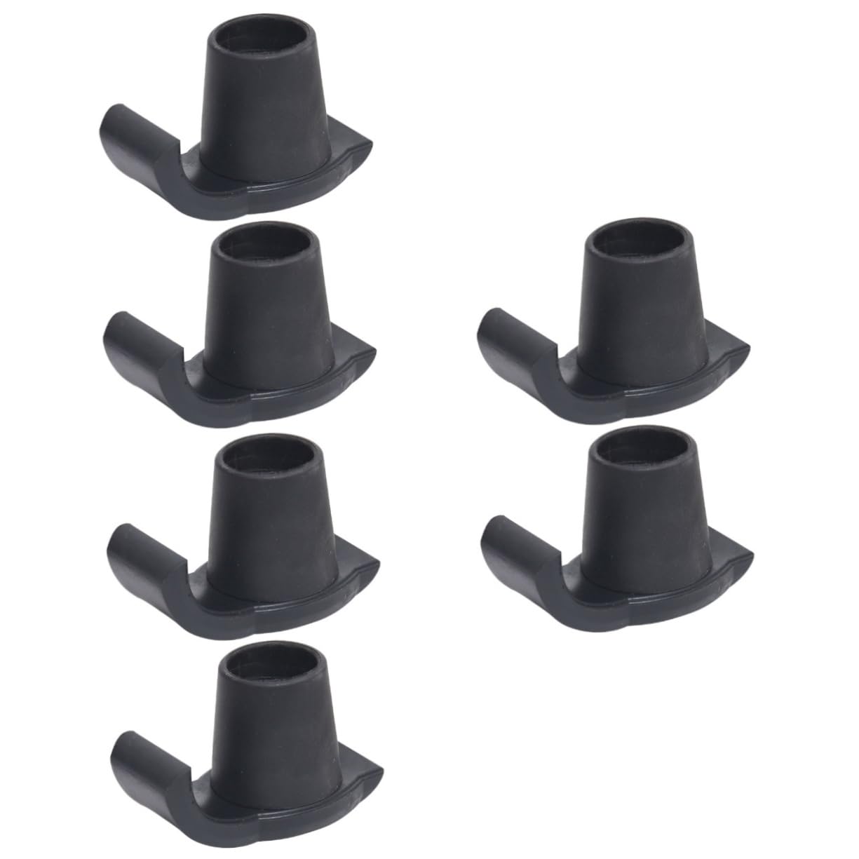 HOMOCONO 3sets Besportable Walker Ski Glides Replacement Sliders Skis Glides for Walker Anti-Slip Design 2pcs*3