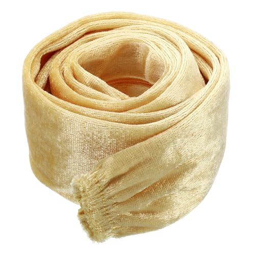 Image of PATIKIL 5ft Lamp Chain Cover, Chain Protective Sleeve Washable with Zipper for Chandelier Lighting Wires Swing Light Fixture, Beige