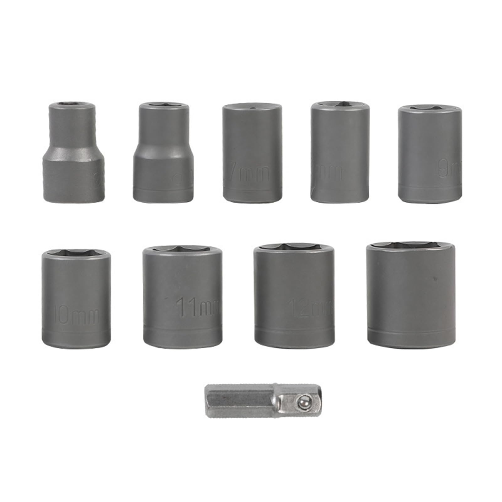 Hsioluted 10Pieces Rust Resistant Socket Adapters High Strength Steel With Phosphated Finish Longevity In Demanding Environment Socket Adapter