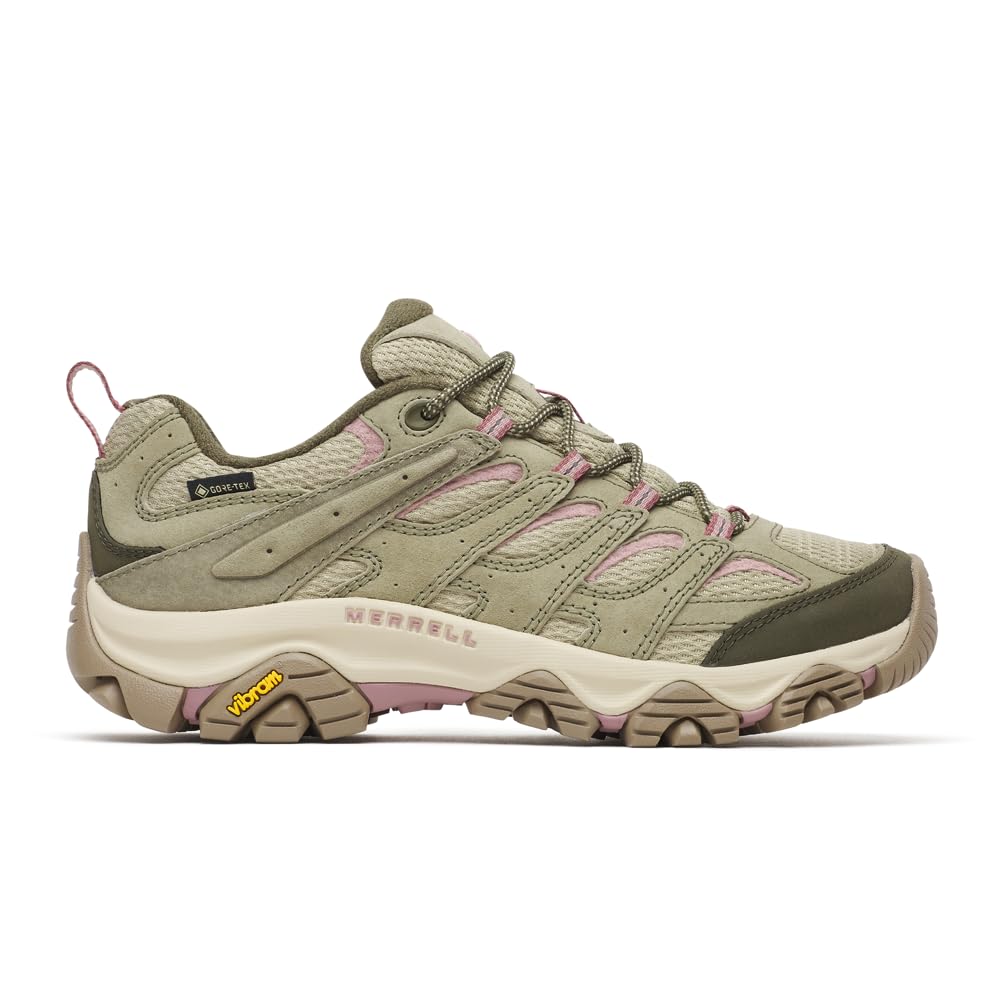 MERRELL Moab 3 GTX wasserdichter Wanderschuh für Damen, Olivgrün, 41 EU