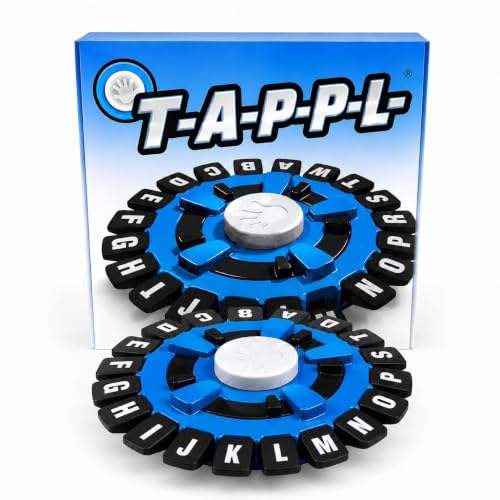 Image of Awestuffs Tappl Word Board Game, Spelling Word Game, Fast-Paced Family Board Games for 2-8 Players