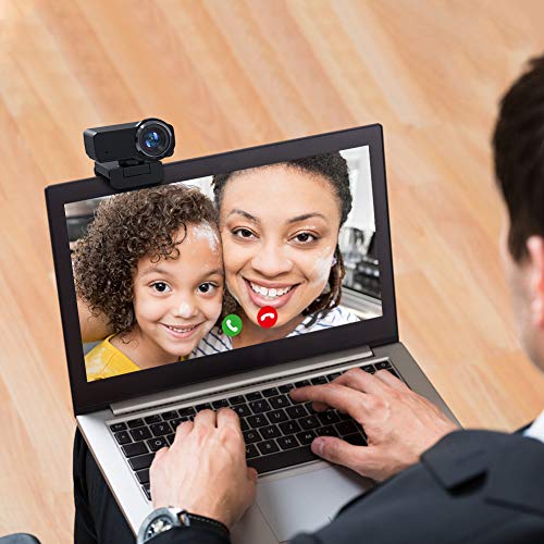 usogood Webcam Full HD 1080P Fuoco Manuale Videocamera, PC Portatile Computer Desktop Webcam con Microfono per Video Chat e Registrazione