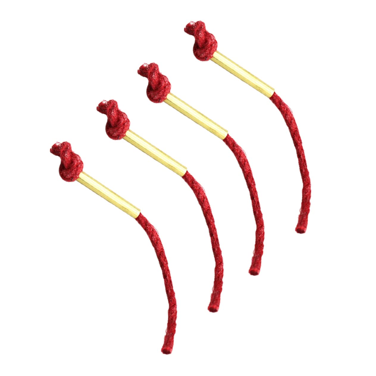 Parliky Outdoor Fire Rope 4 Pieces Waxed Rope Fire for Campfire Perfect for Camping BBQ