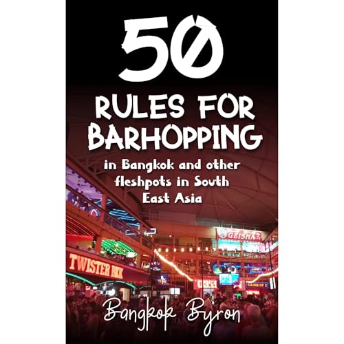 50 Rules for Barhopping Audiolibro Por Bangkok Byron arte de portada
