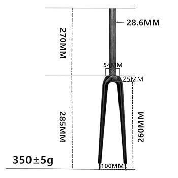 Amazon | 自転車フォークカーボンファイバーMtbフロントフォーク