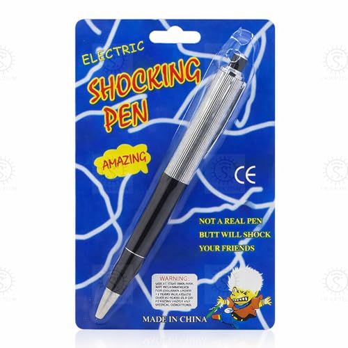 Image of SHAKTISM Electric Shocking Prank Toy - Funny Shock Gag for April Fool, Magic Trick Joke Toy, Novelty Gift for Friends, Party Trick Toy for Kids & Adults (Shocking Pen)