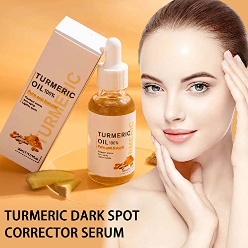Siero correttore per macchie scure alla curcuma