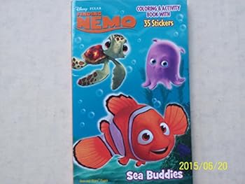 Paperback Finding Nemo Sea Buddies Coloring & Activity Book with 35 Stickers Book