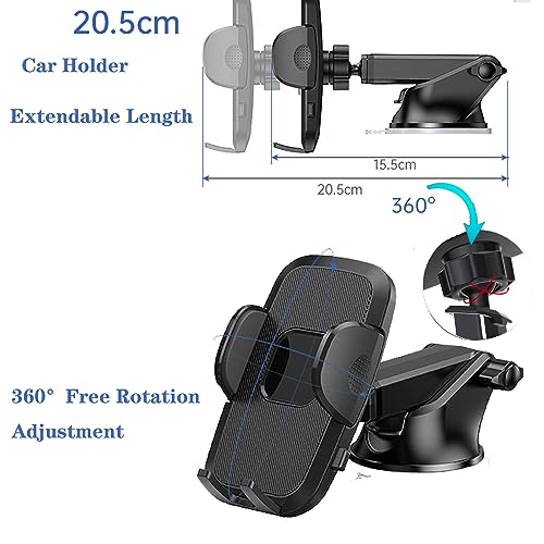 Car Phone Holder with 19% Off - 360° Rotation & Quick Release - Image 3