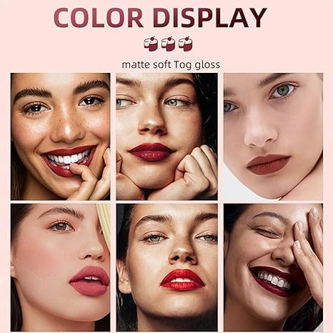 Lana Del Rey Lipstick,4 Colors Little Tube Lipstick Set,Matte Lipstick,Long Lasting Moisturizing Waterproof Lip Gloss Lip Tint Stain,Velvet Lipsticks (4 Colors) - Image 3