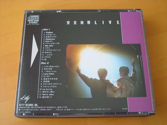 LPレコード盤 安全地帯1985年ライブ エンドレス LPレコード盤 安全地帯1985年ライブ エンドレス Amazon.co.jp