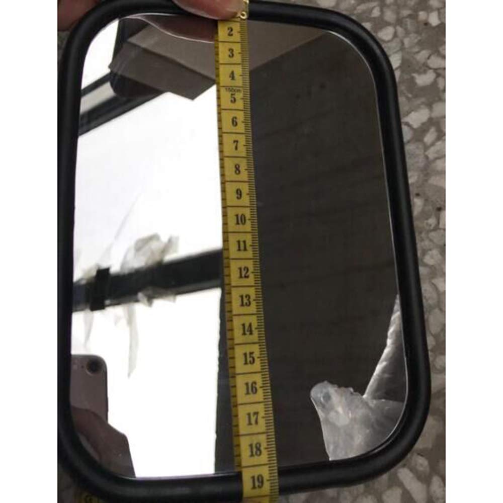 Espejos Laterales Vista de la Puerta Espejo Retrovisor Espejos Rectangulares 4x4 Espejo Todo Terreno Apertura Rápida Ajuste para Jeep Wrangler