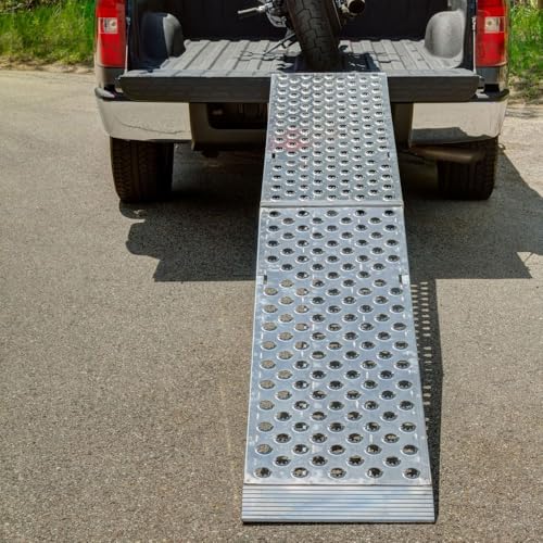 Rampa Plegable Para Motocicleta Big Boy 8 pies Aluminio miniatura 3