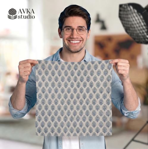 Image of AVKA Studio Unisex Handkerchiefs - Soft Cotton Handcrafted Hankies - Sweat Absorbing, Machine Washable, Thin & Lightweight