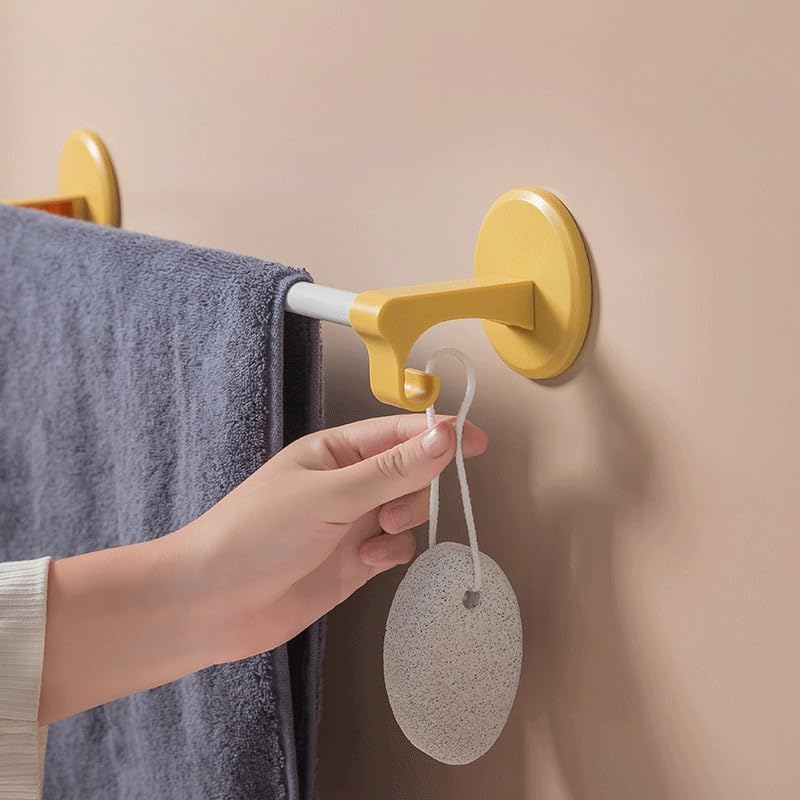 Porte-serviette adhésif sans perçage pour fixer au mur sans abîmer le carrelage - 3