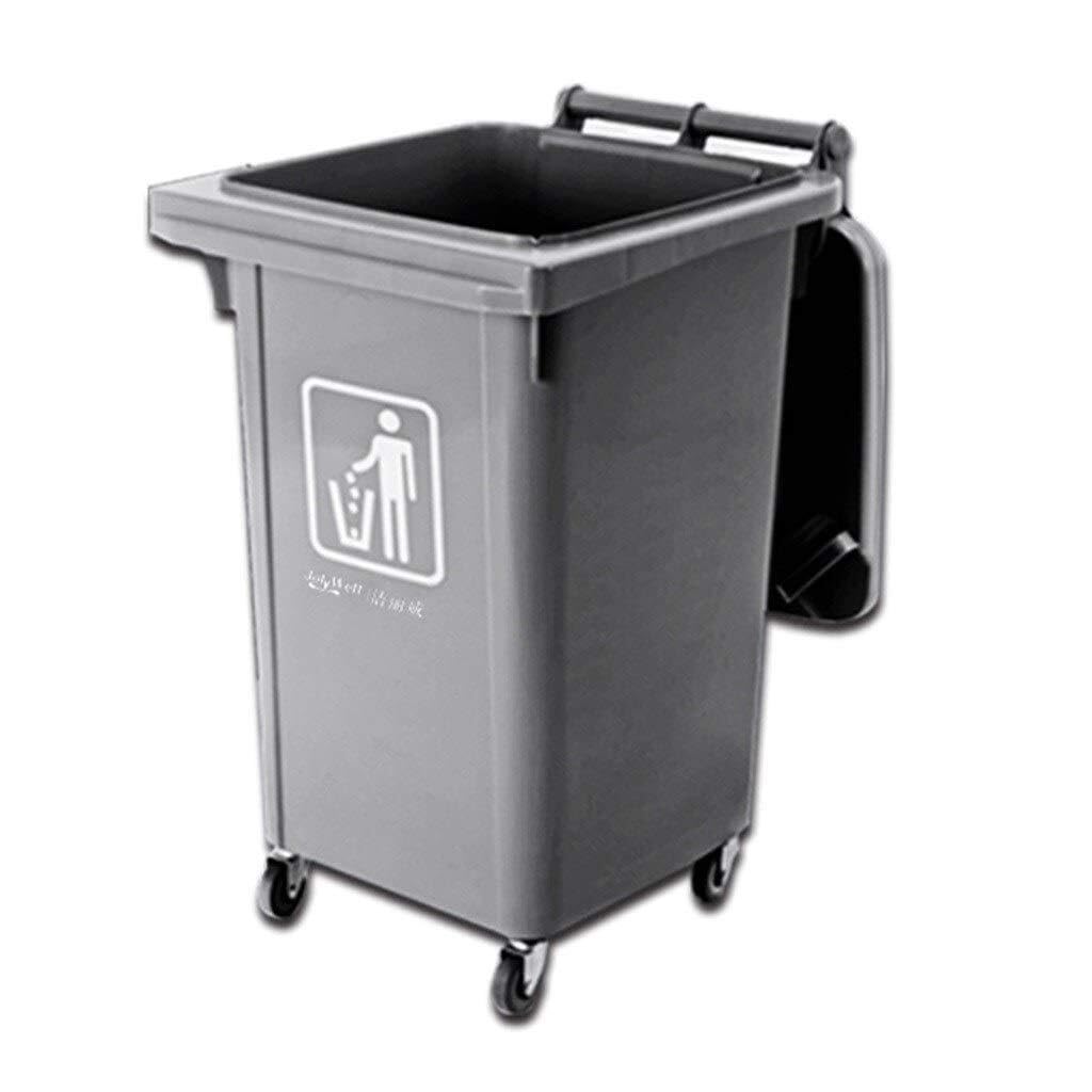 LoiYtrd Outdoor Garbage Bin, Square Large Capacity Garbage Bin, Sanitary Recycling Bin With Lid Garbage Bin