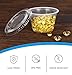 EDI Minimalist Clear 4 Oz 200 Sets Disposable Plastic Portion Cups with Leakproof Lids | Food Storage Cups | BPA Free | Recyclable