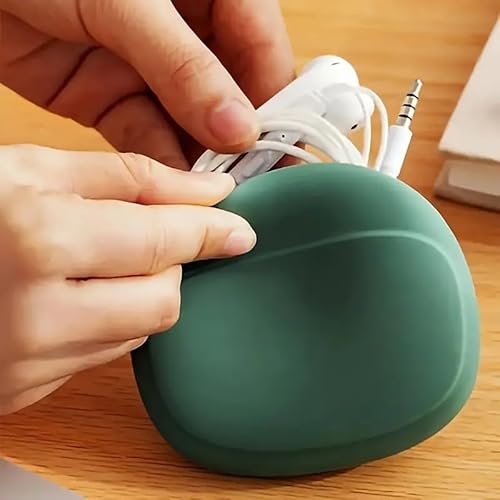 Custodia in silicone per auricolari, cavo dati, caricabatter...