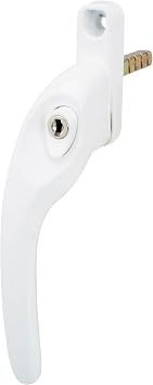 Sterling uPVC Locking Offset Window Handle, White