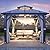 GARTOO 10x10FT Polycarbonate Hardtop Gazebo with Double Roof - Heavy-Duty Steel Frame Gazebo with Breathable Netting & Privacy Curtain for Patio, Porch, Garden, Lawn, Deck, Backyard