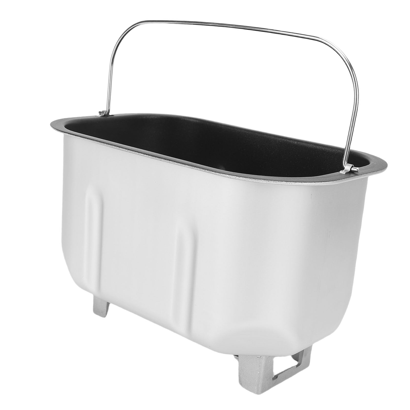 Máquina para Hacer Pan con Revestimiento Antiadherente de Acero Inoxidable, Cubo para Hornear con Doble Cubo para Mezclar Pan, para Panaderos Domésticos y Panaderías Comerciales