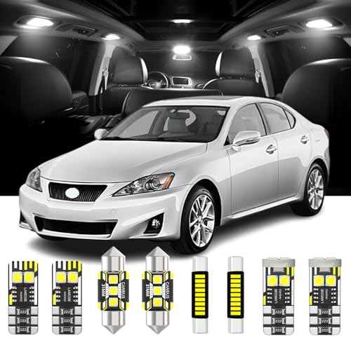 Kit 10 luces interiores LED para Lexus IS200 IS300 1999-2005 miniatura 1