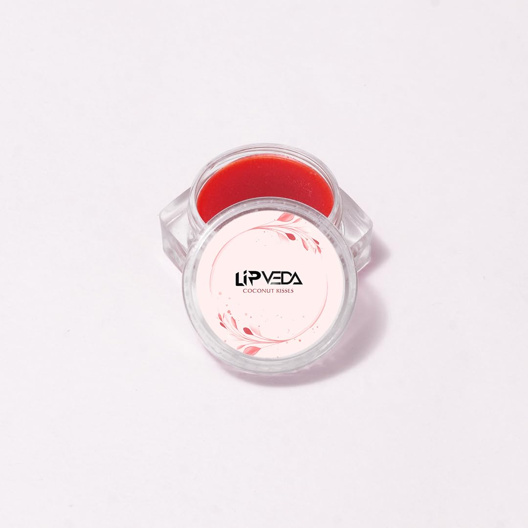 LipVeda Carrot Crush 100% Natural Lip Balm with A2 Ghee, Virgin Coconut Oil & Bee Wax – 3g | Vitamins A, E & K | Deep Moisturization | Heals & Tints Lips | Non-Sticky | For Dry & Cracked Lips