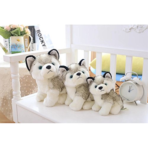 GAZEPO Husky Toy Plush Toy Cute Husky Stuffed Doll for Kids to Play