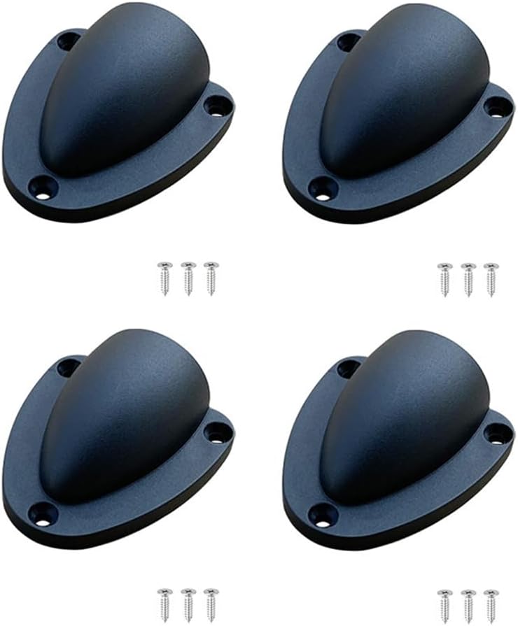 YXQ 4Pcs Nylon Marine Clam Shell Vent 2.5 x 2.28 inch Wire