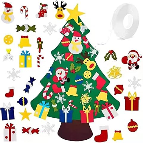 Ptsaying Árbol de Navidad de Fieltro Cover