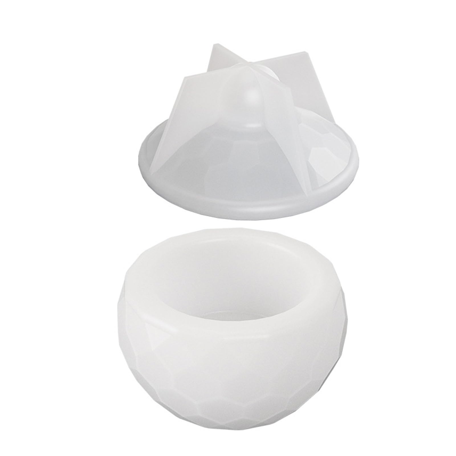 NEWFT Flowerpot Silicone Mold Trapezoid Shaped Storage Box Gypsum Concrete Mold Candle Potted Crystal Epoxy Resin Mould DIYs