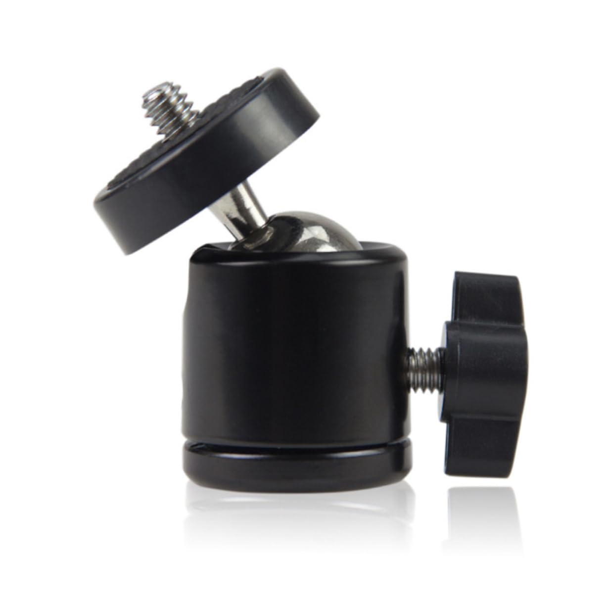 OSALADI Aluminum Alloy Spherical Head Camera Mount Panoramic Scale Damping Slide Platform 2pcs Included