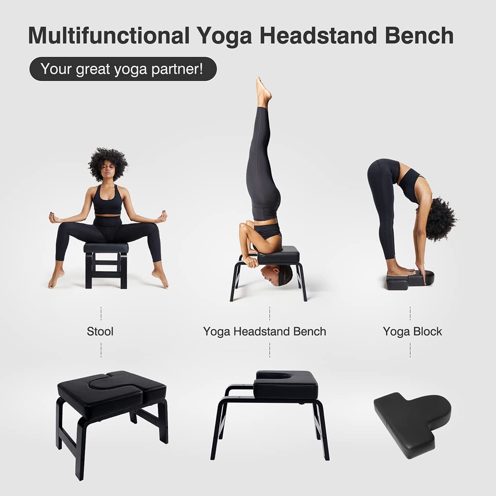 Buy Restrial Life Yoga Inversion Bench Headstand Bench for Home & Gym