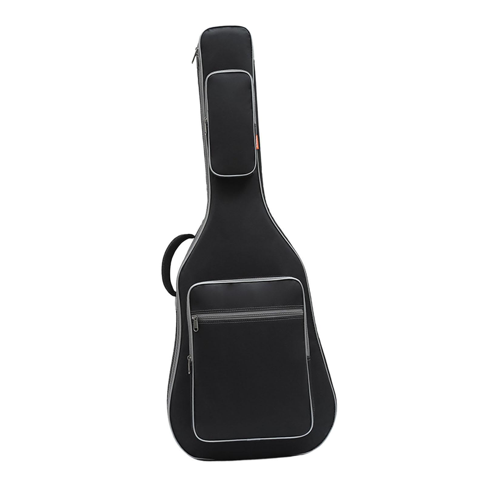Bolsa para bajo eléctrico, funda para guitarra, funda para guitarra, para eléctrica, impermeable para bajo, para eléctrica .., Negro, 38x8x103cm