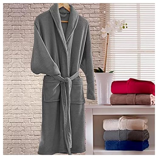 Roupão de Microfibra Home Design Corttex Chumbo G