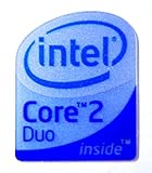 Intel Original Core 2 Duo Inside Silver Top Sticker 16 x 20mm [178]