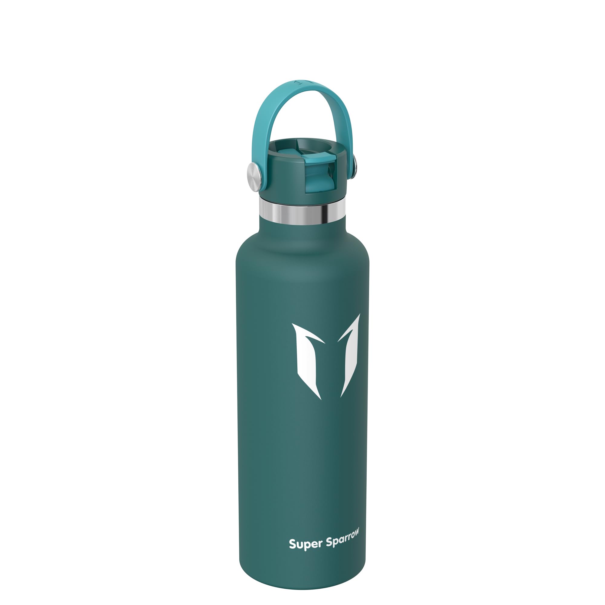 Super Sparrow Borraccia Termica, Acciaio Inox Bottiglia Termica - 350ml, 500ml, 750ml, 1L - Senza BPA Borracce, Borraccia Bambini per Scuola, Sport, Campeggio, Yoga, Palestra, Ciclismo