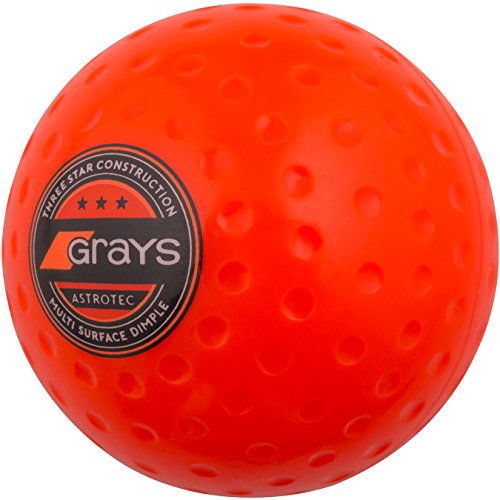 GRAYS Unisex's Astrotec Hockey Ball, Orange, One Size