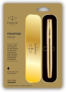 Frontier Gold Fountain Pen Fine Nib