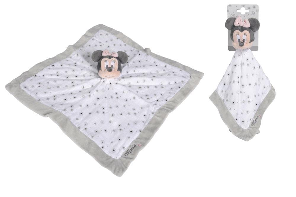 Simba Peluches Disney Baby- Minnie Doudou Mantita 40cm, Licencia Oficial Disney, Apto para todas las edades (6315876710)