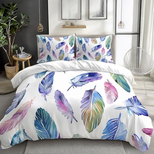 CozyRest Bettwäsche 135 x 200 cm Böhmischer Stil Bettwäsche Set Aquarell...