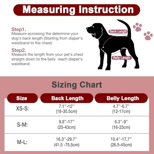 KEMUZ hundewindeln Clip hundewindel Pet Soft Hundewindel-Hosenträger,Hunde-Hosenträger, Hunde-Windelgeschirr, Hosenträger für Windeln, Damen, Welpen-Hosenträger, Bauchbänder, Haustier-Kleidung (E)