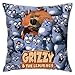 Produktbild Kissenbezug für Grizzy und die Lemminge Kissenbezug Anime 45,7 x 45,7 cm Kissenbezug Heimdekoration quadratisch Baumwolle Leinen Kissenbezug Kissenbezug