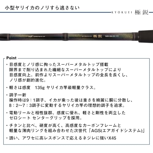 ダイワ 極鋭ヤリイカ EX 173･J