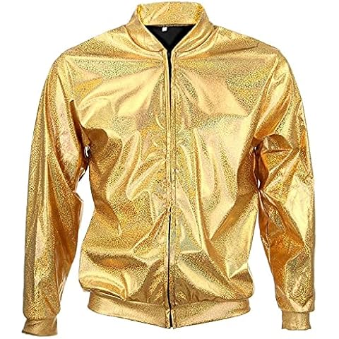 BFD Metallic Shiny Lightweight Bomber Jacket Cover