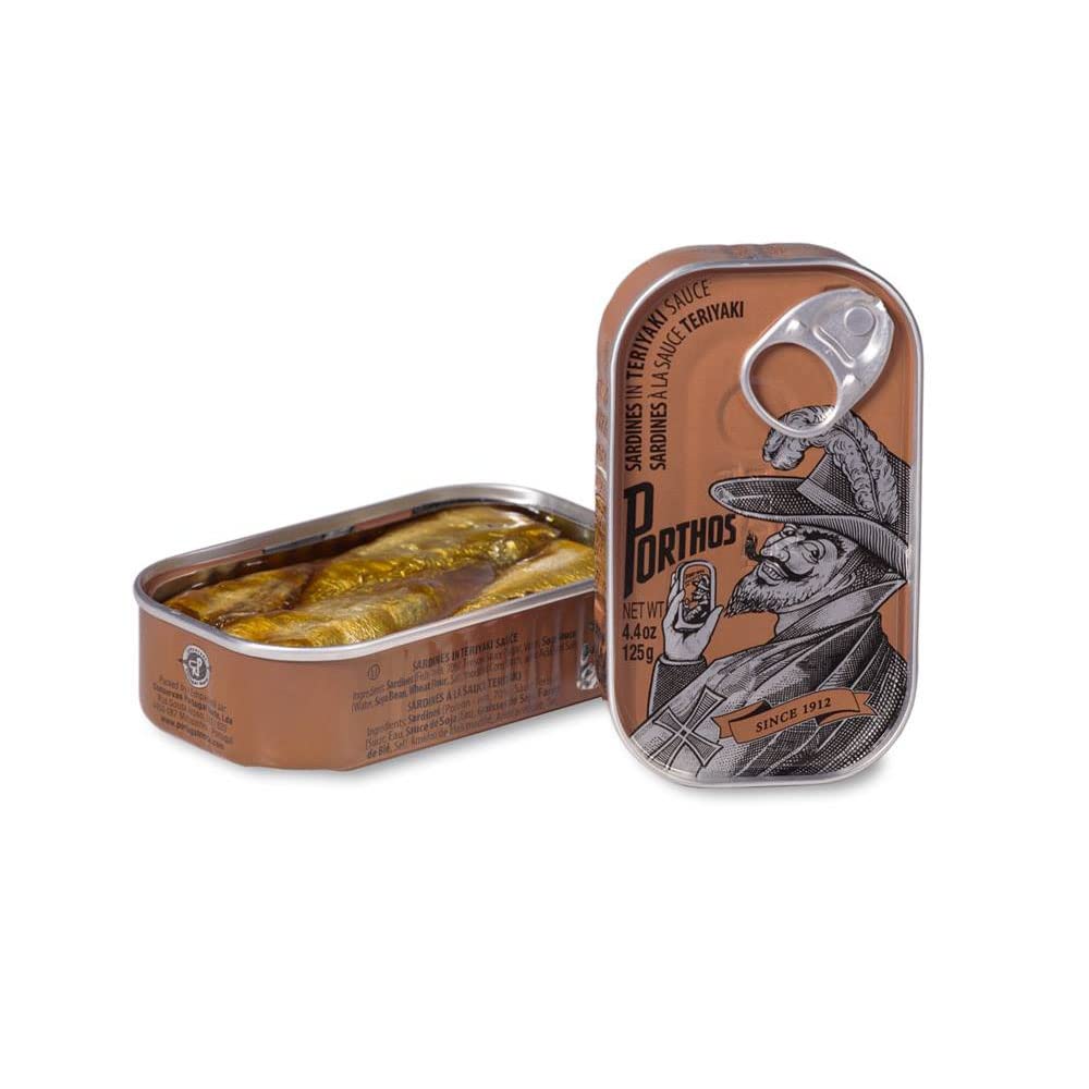 Porthos Sardines Mix, 6 barattoli x 125 g, dal Portogallo