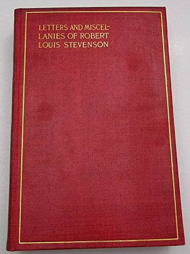 Letters and Miscellanies of Robert Louis Steven... B007BOCEOS Book Cover